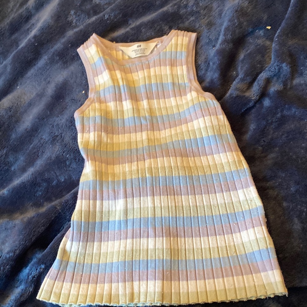 h & m colorful tank top